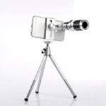 Mobile Phone Tripod Telescope 12x Lens With Stand